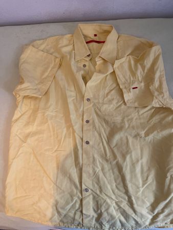 Sommerhemd von Signum, Gr. XL, hellgelb, neuwertig!