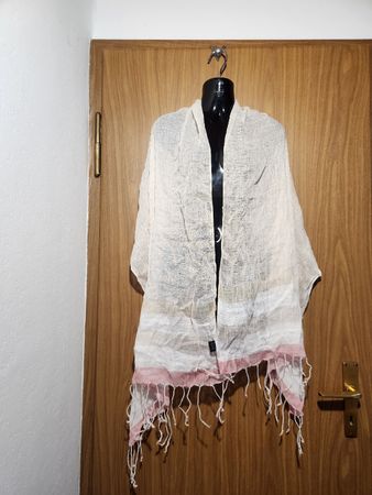 Écharpe 100% lin, création française, idéale printemps/été