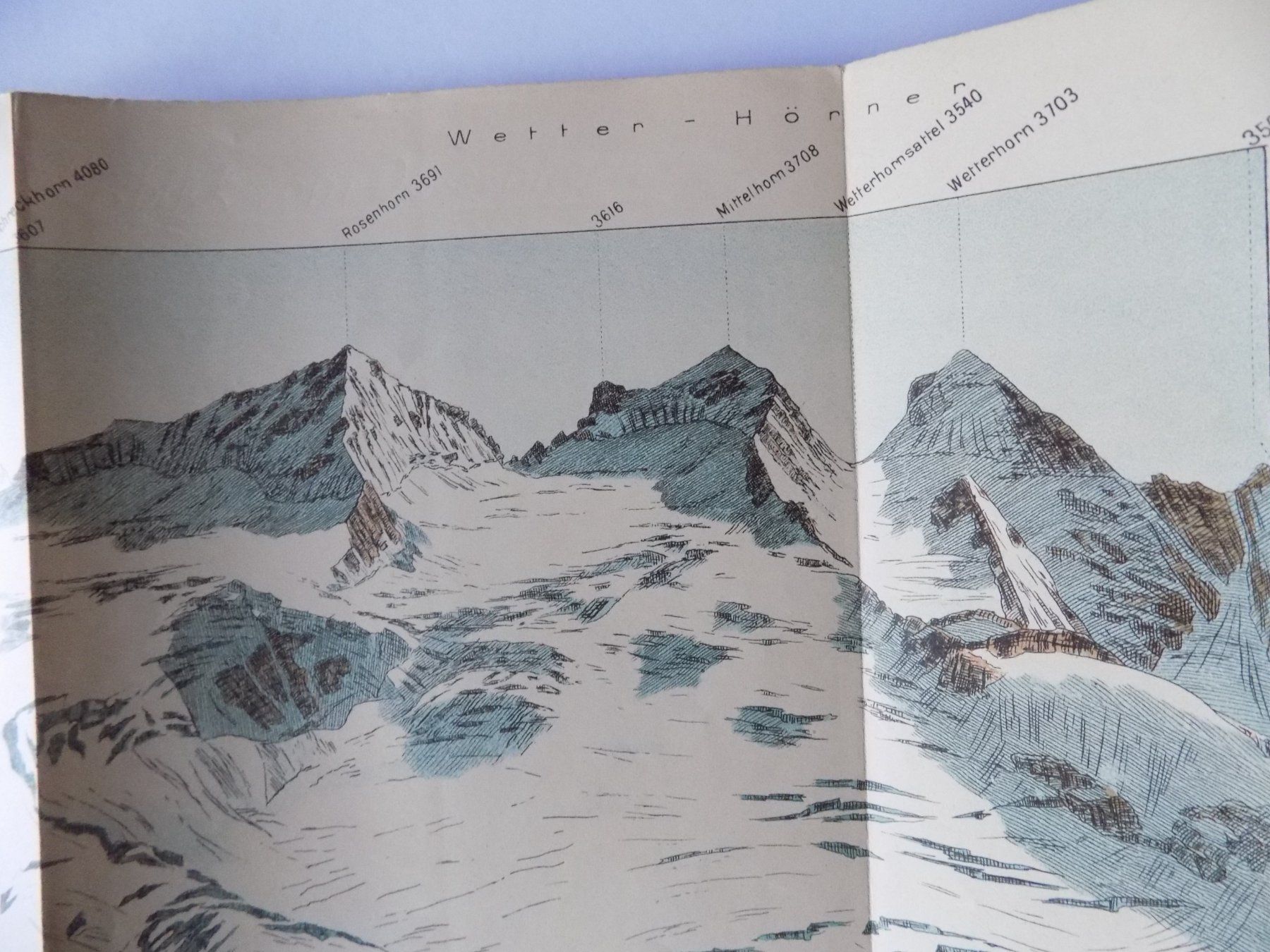 Stiche: Panorama Ausblick vom Dossenhorn – Gebraucht aus Risch von Antikfee 7