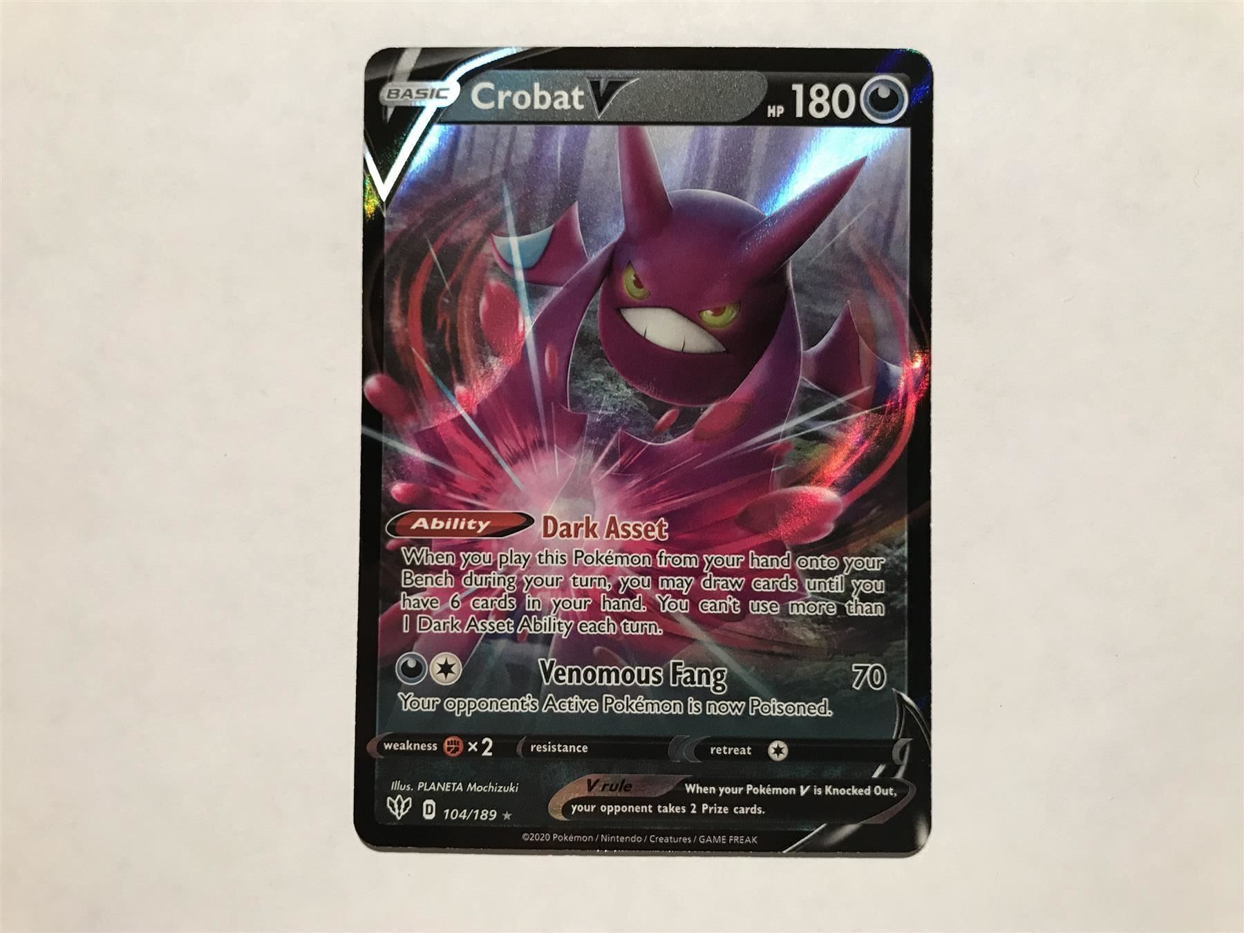 Pokémon Carte collezionabili: Crobat V – Nuovo (secondo la descrizione) da Hagendorn venduto da Pokecollectorch 1