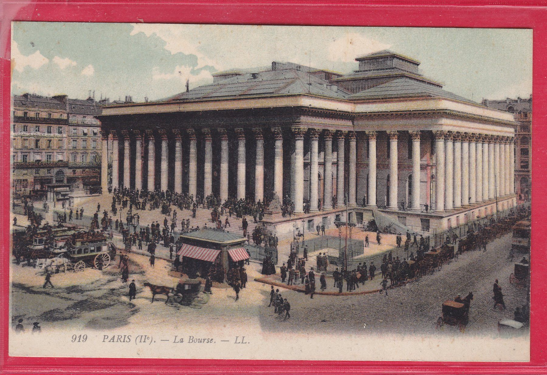 Ansichtskarten: PARIS, LA BOURSE – Gebraucht aus Oberrieden von Gebirgsstelze