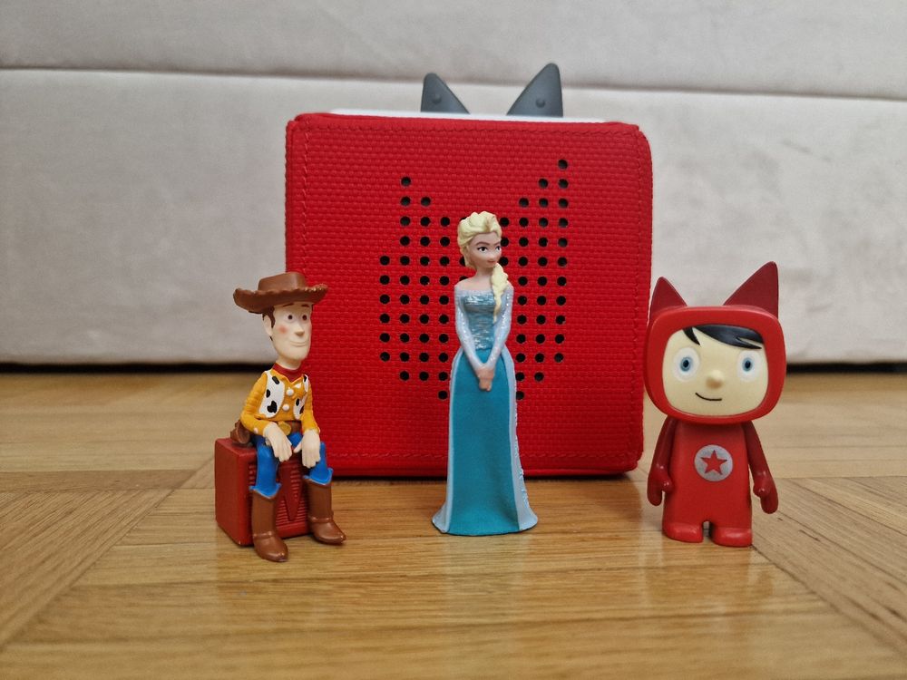 Livres audio: Toniebox Starterset inkl. Tasche, Tonies und Ladegerät, Top! – D'occasion à Therwil par Buza