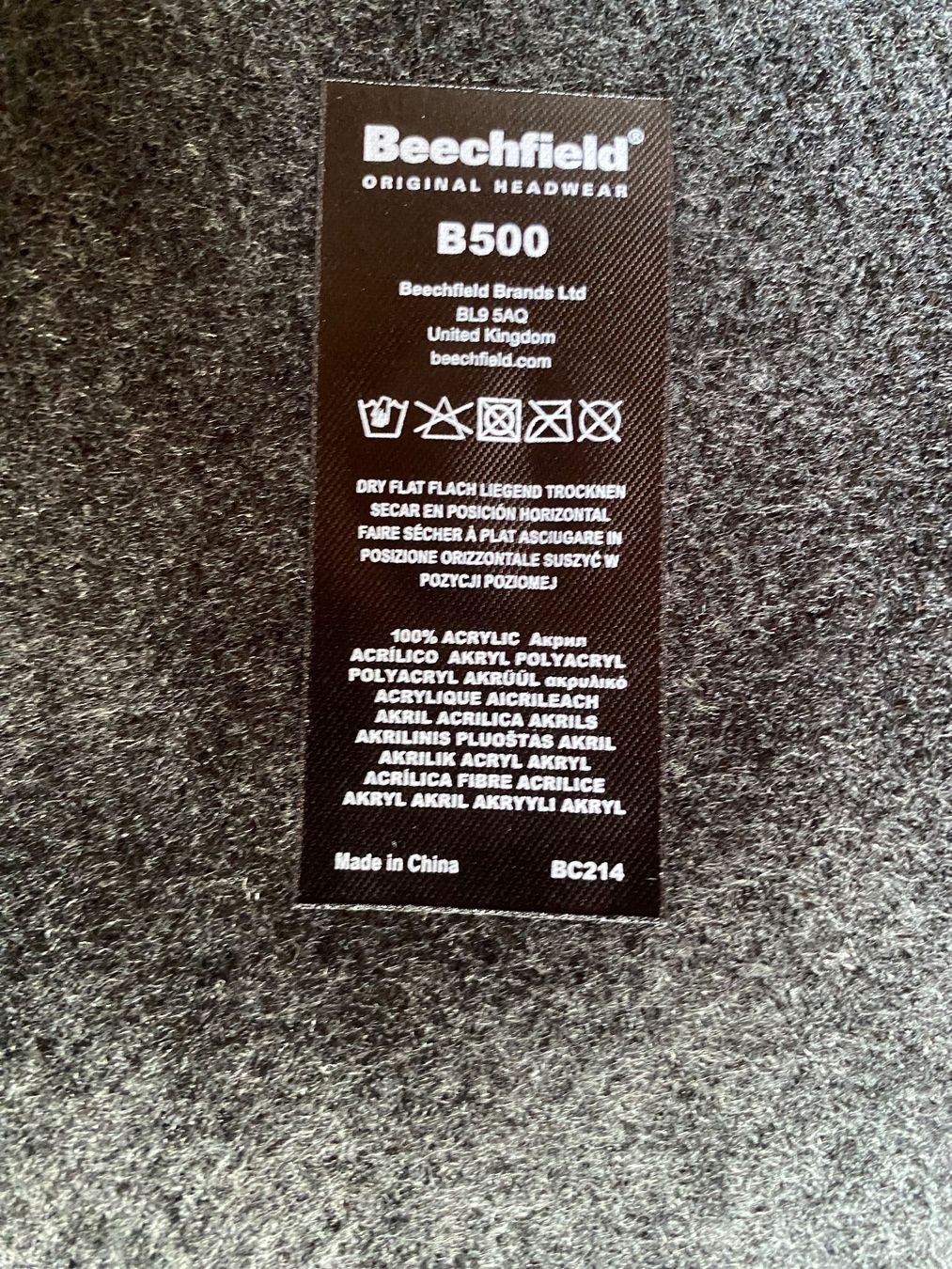 Foulard & Sciarpe: Warmer Beechfield Herren Schal, Anthrazit, neuwertig – Nuovo e nell'imballaggio originale da Edlibach venduto da Kiwi610 2