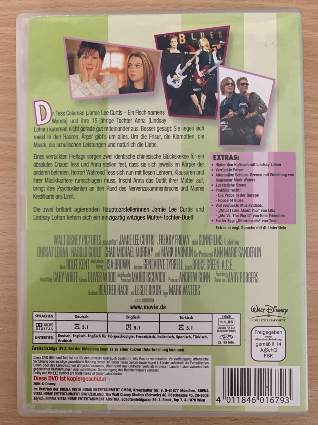 Tutti i DVDs: Freaky Friday - Ein voll verrückter Freitag – Usato da Zürich venduto da recordman01 1