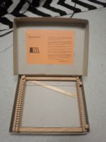 Hand - Webrahmen aus Holz, Vintage Webgerät, komplett!