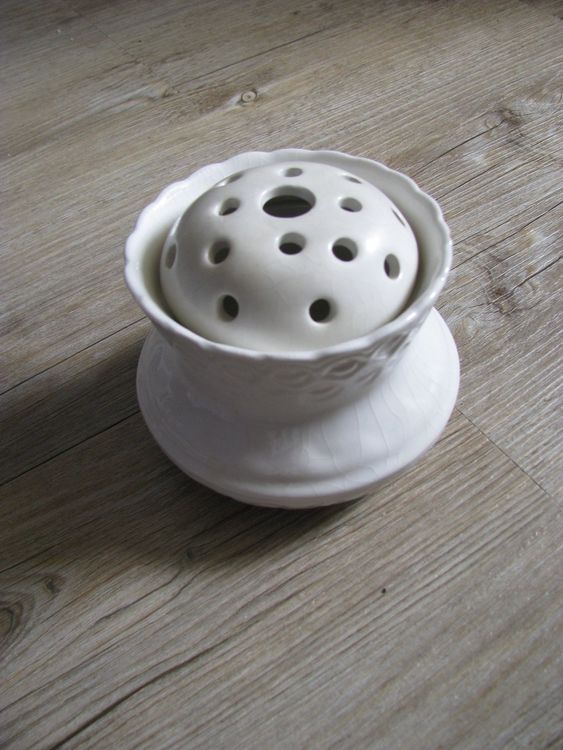 Vase Pique-Fleurs En Poterie - Chapuis Mâcon Flacé - Années 80 - Artisanat Français