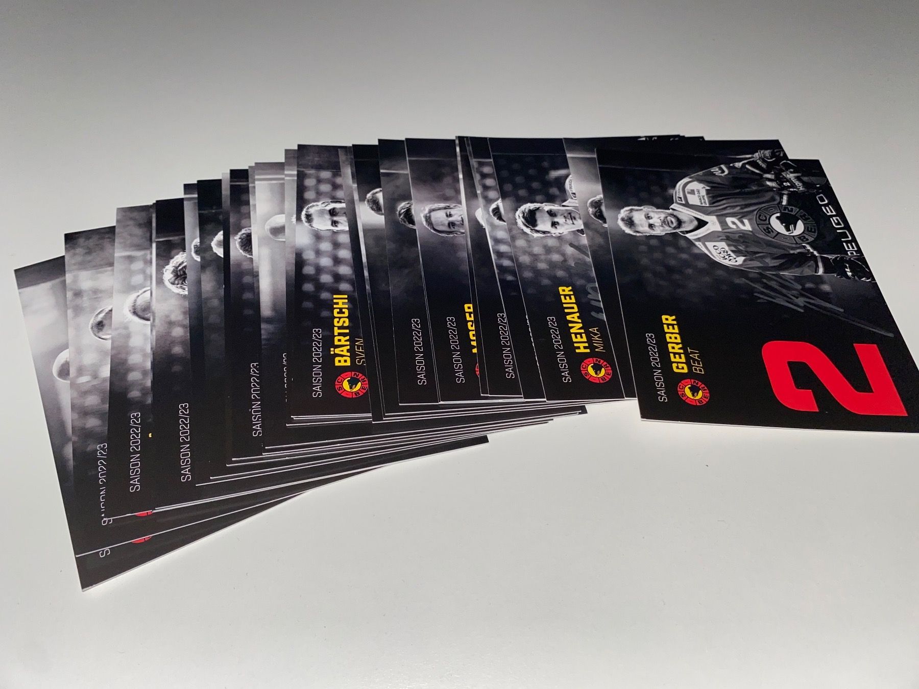 Autogramme: 29 Autogrammkarten SCB SC Bern Saison 2022/23 – Gebraucht aus Hergiswil LU von FcMalkov