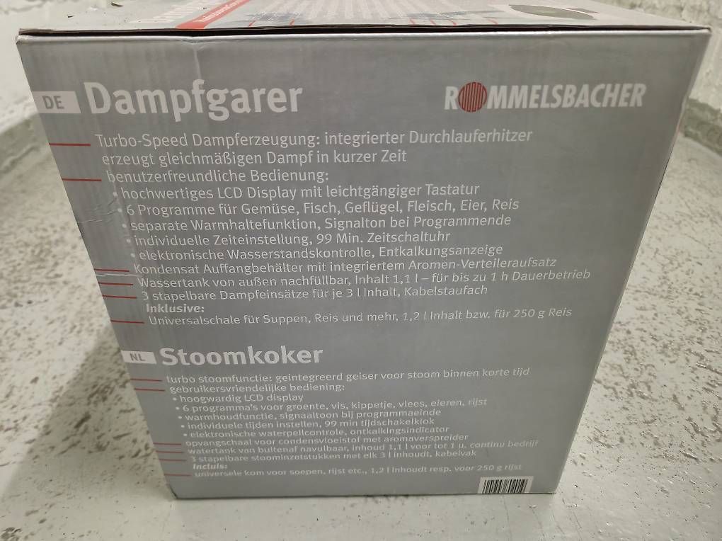 Appareils de cuisine: Rommelsbacher Dampfgarer Neu OVP – D'occasion à Wohlen AG par ste_w55b 2