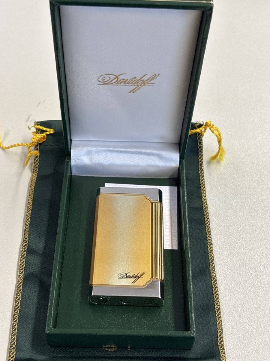 Davidoff Lighter Gold and Silver Tone in Original Box (Neu (gemäss ...
