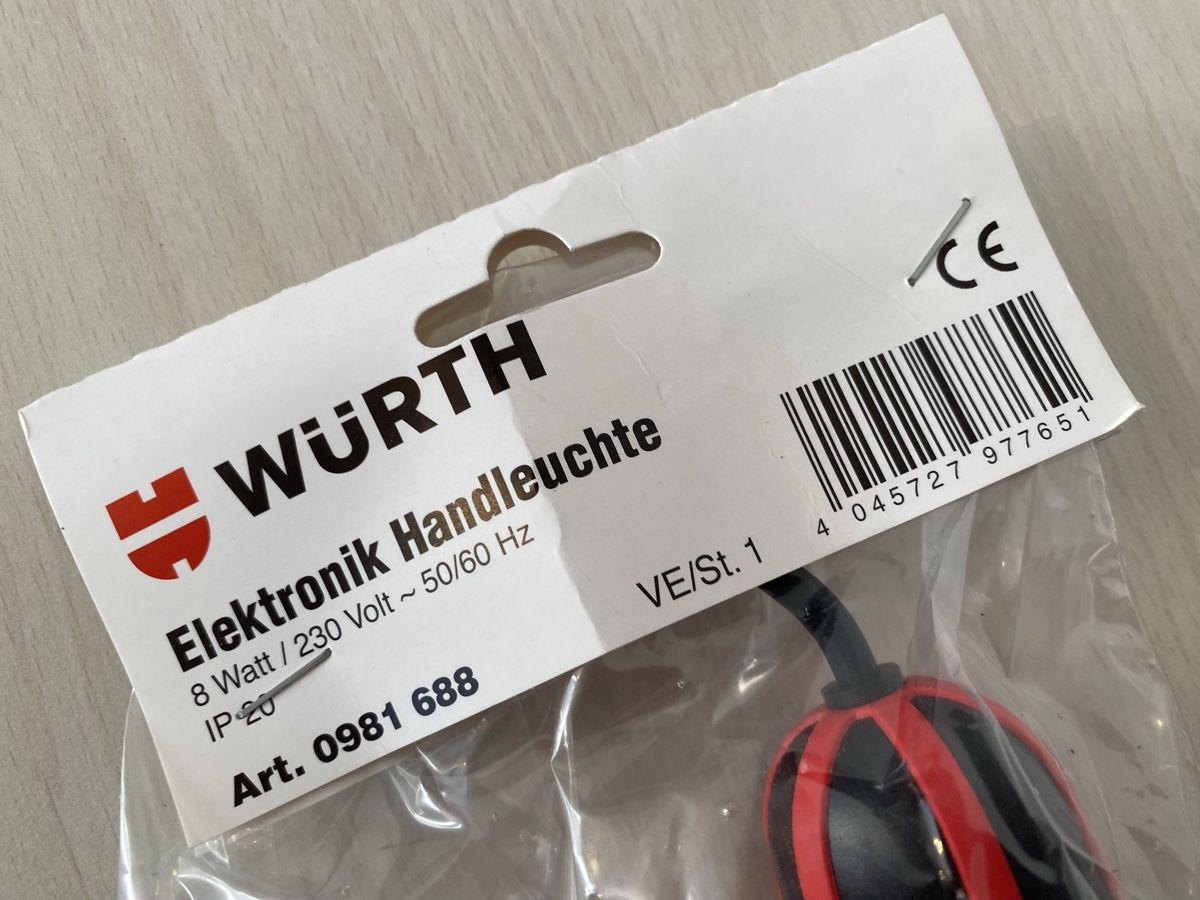 Lampen: Neue Elektronik Handleuchte 8 Watt – Neu und originalverpackt aus Hägglingen von kar_v9qf 1