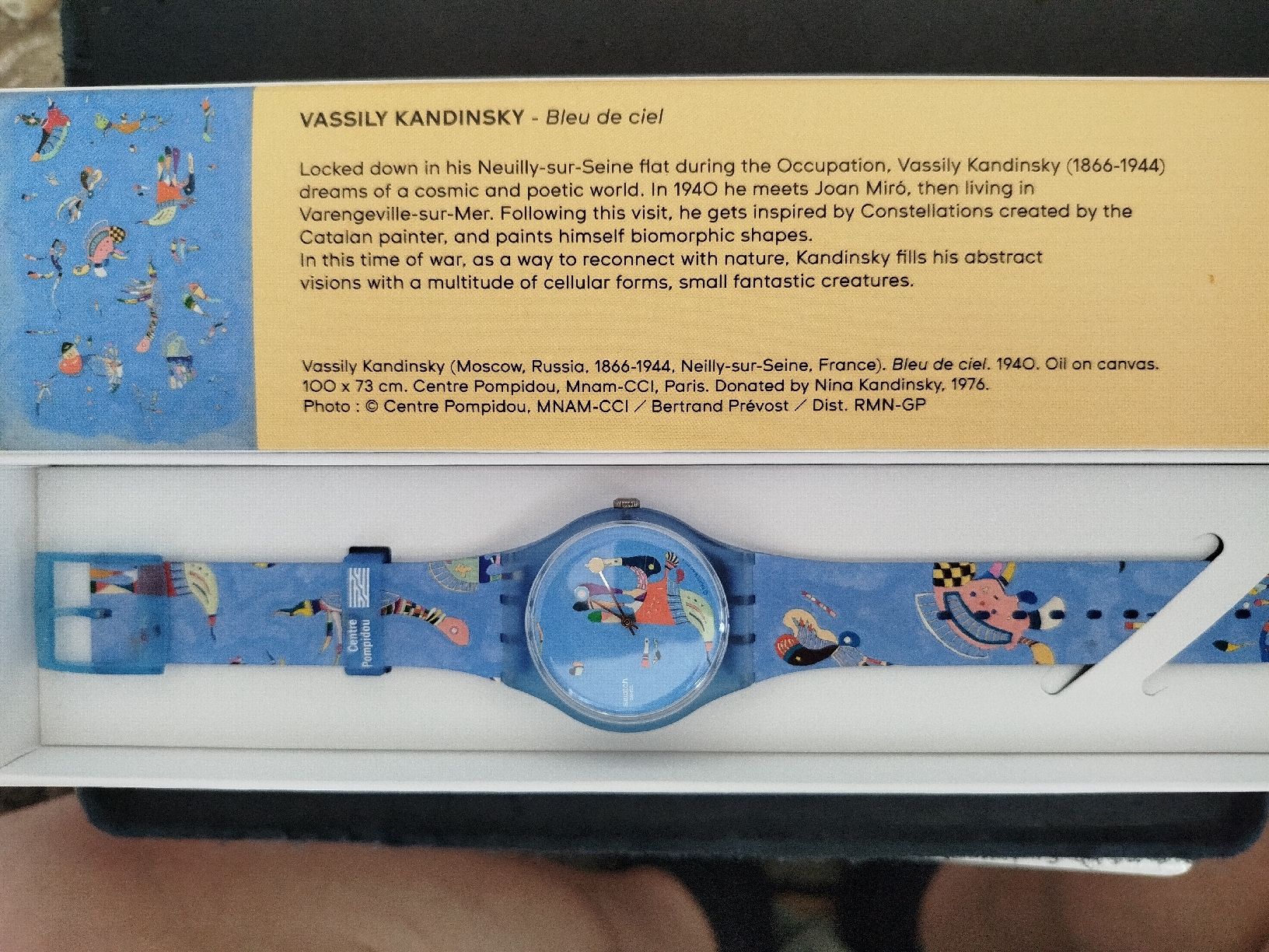 Swatch Orologi: Swatch Vassily Kandinsky ungetragen – Nuovo (secondo la descrizione) da Wettingen venduto da mirna04