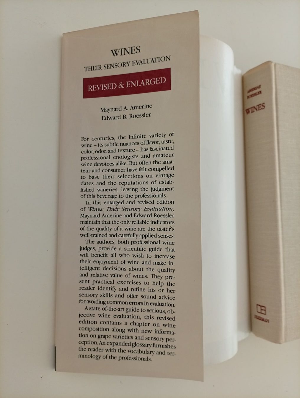Livres: Wines. Their Sensory Evaluation – D'occasion à Locarno par edn.vintage 5