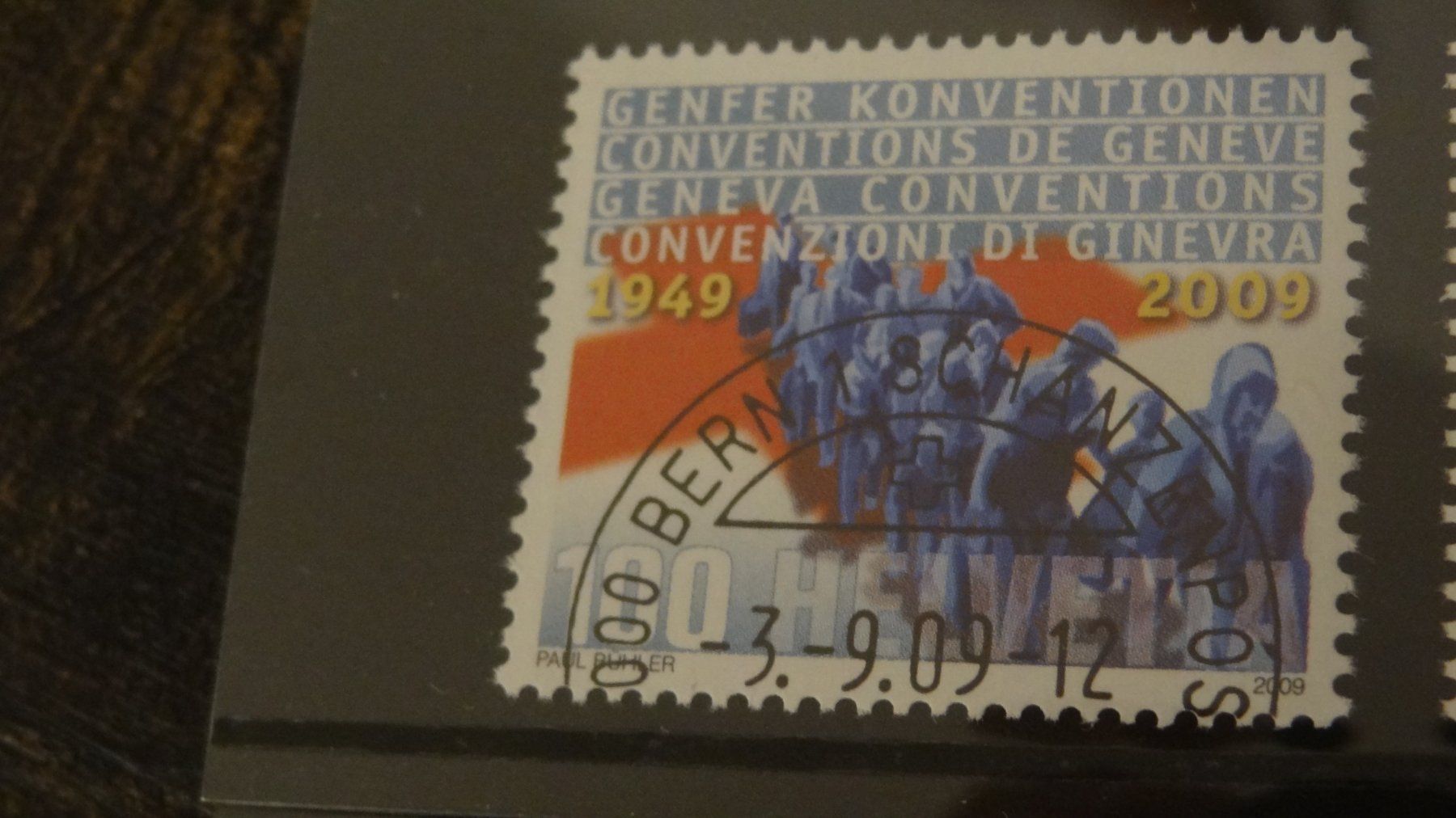 Alle Briefmarken: 2009 Genfer Konventionen ET SCHANZENPOST – Gebraucht aus Olten von pechsisa1
