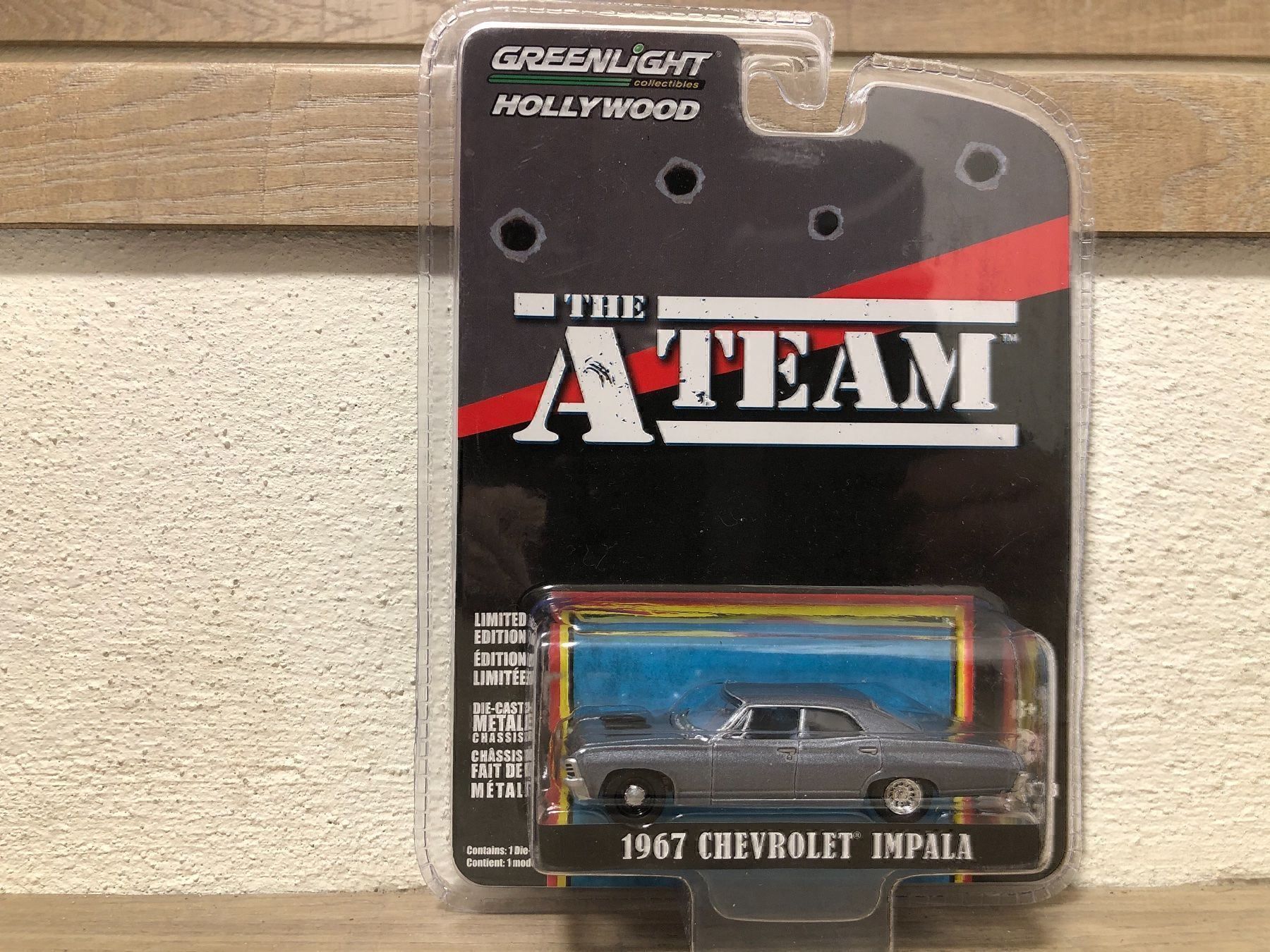AMT/ERTL Modellini d'auto: Chevrolet impala 1967 a-team serie – Nuovo e nell'imballaggio originale da Reinach AG venduto da rares75