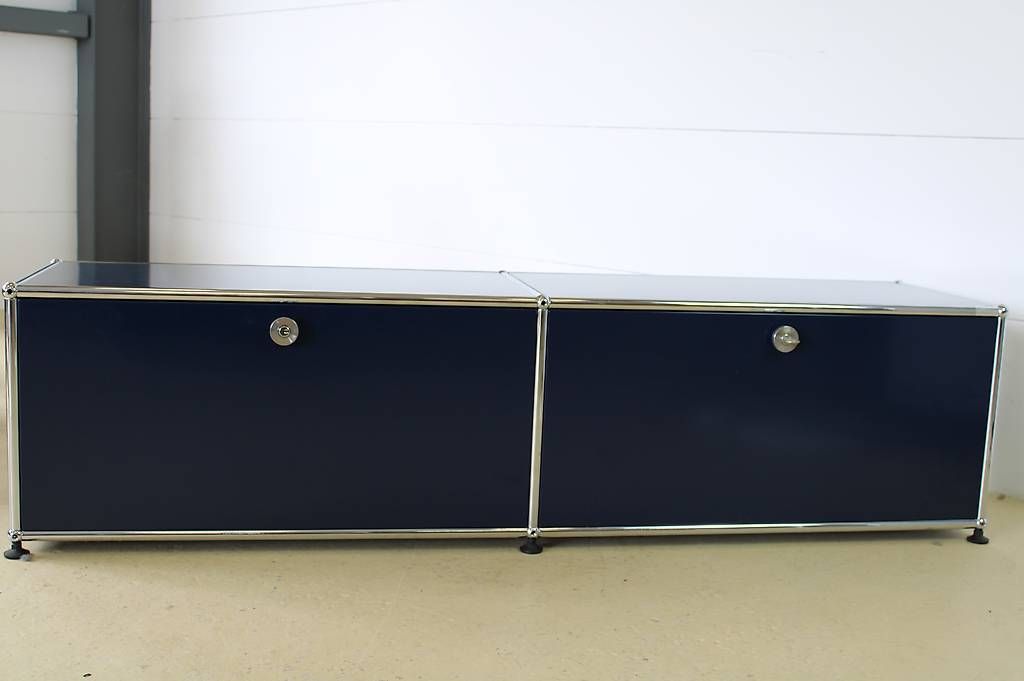USM Mobili TV: USM Lowboard in Stahlblau, neuwertig – Usato da Meinisberg venduto da atelier_TILIJA 4