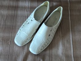 Leder Slipper von Jenny by Ara - 38.5 - Grandpa Style
