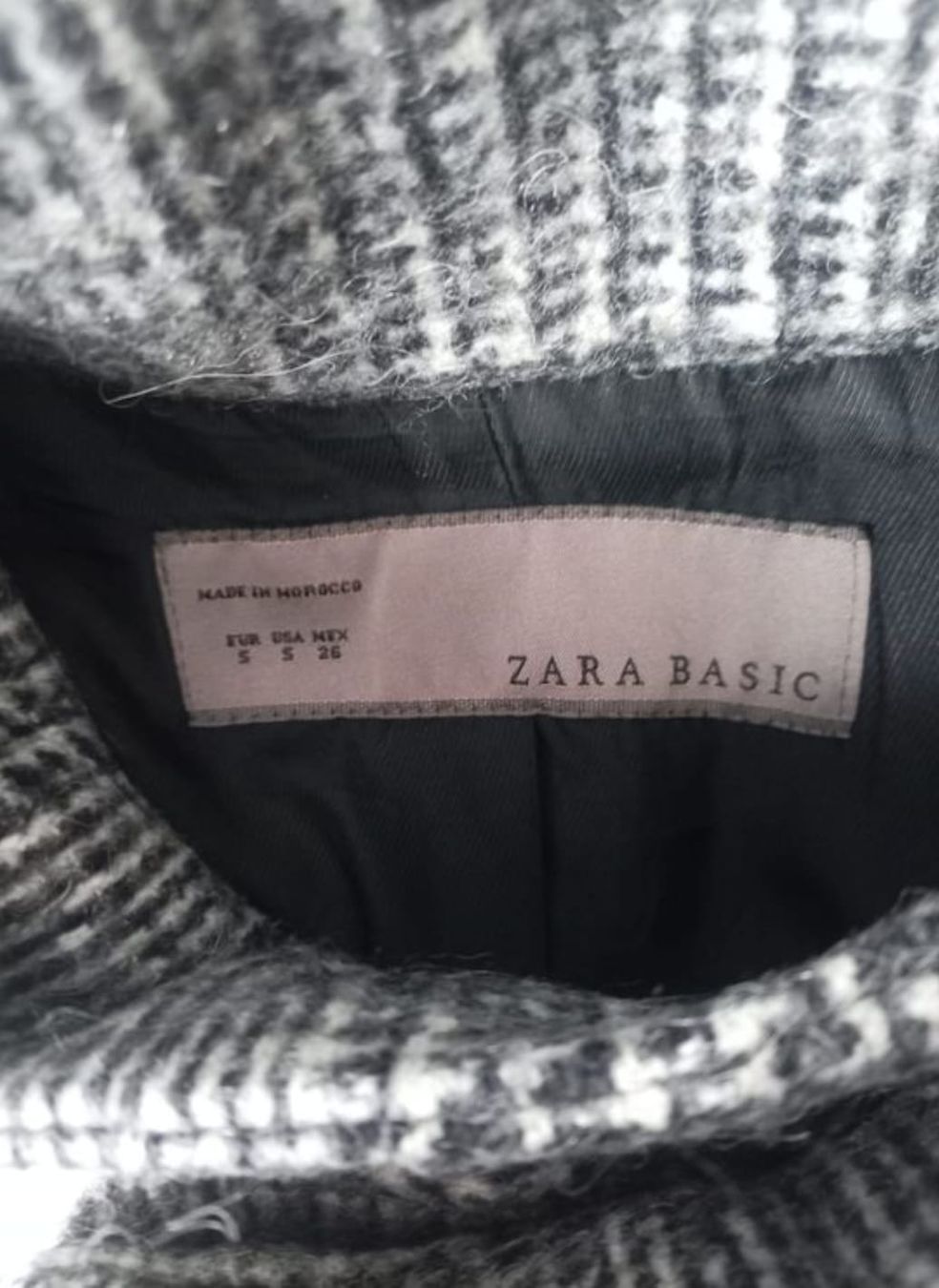 Zara Mäntel: Zara Basic Mantel, kariert, warm für den Winter, Gr. S – Gebraucht aus Meilen von kr81 2