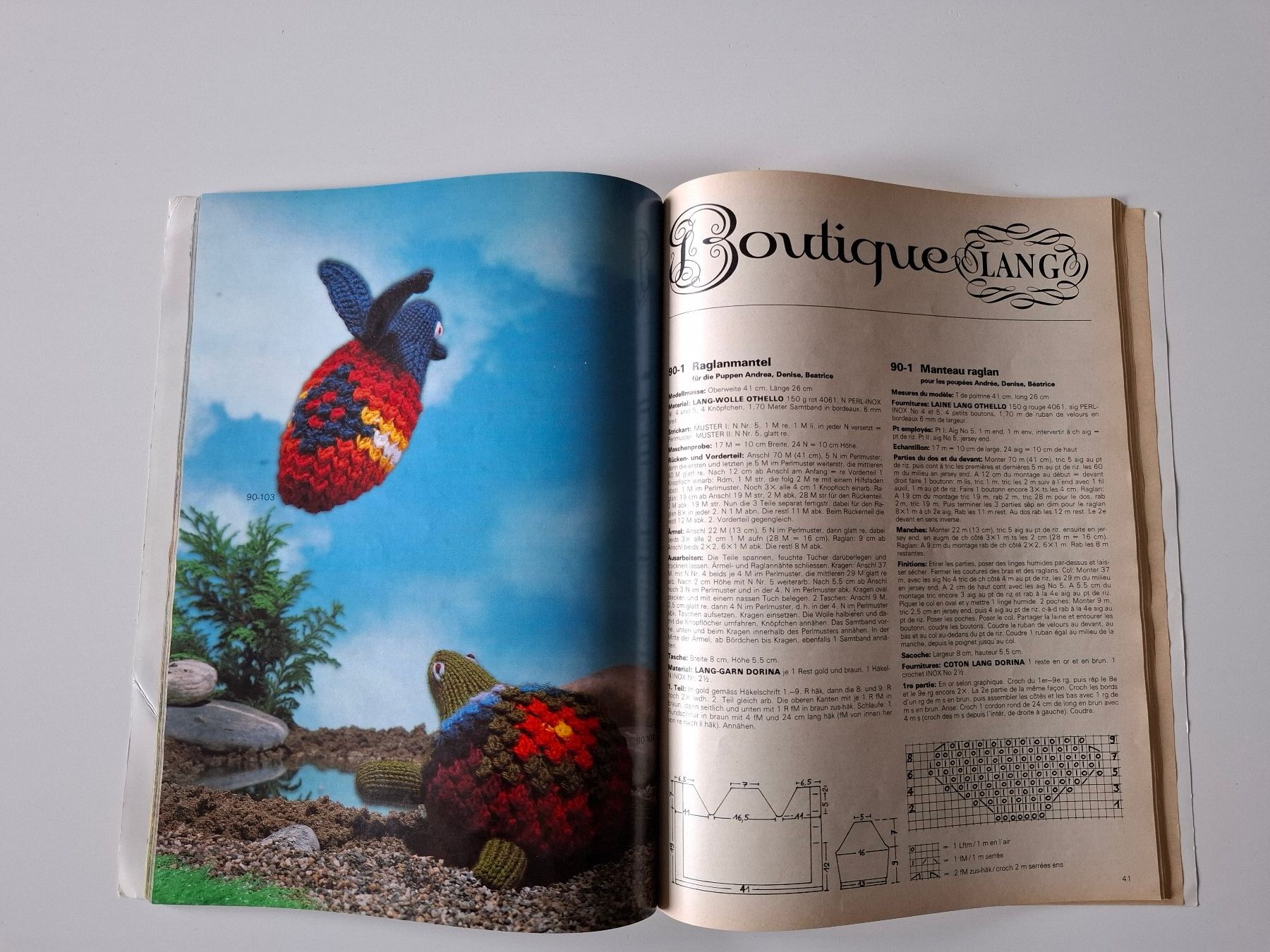 Riviste & Magazine: Boutique Lang Magazine Schweizer Vintage Strickheft – Usato da Kloten venduto da Pluto110 9