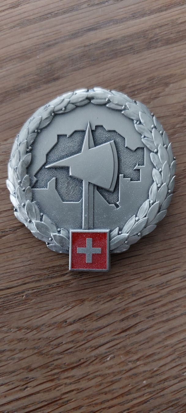Schweizer Armee Placchette & Badge: Beretemblem – Usato da Sargans venduto da blauberg