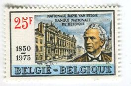 Briefmarke "Belgische Nationalbank". Belgien