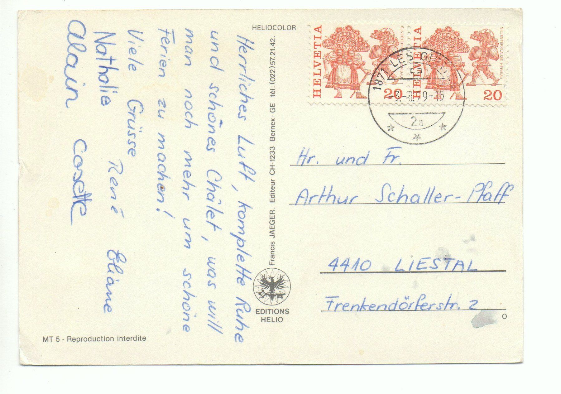Cartes postales: MONTHEY – D'occasion à Jona par philajona 1
