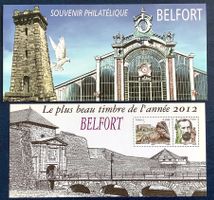 2013 Frankreich BELFORT Block 237 ** Timbre de l´année 2012