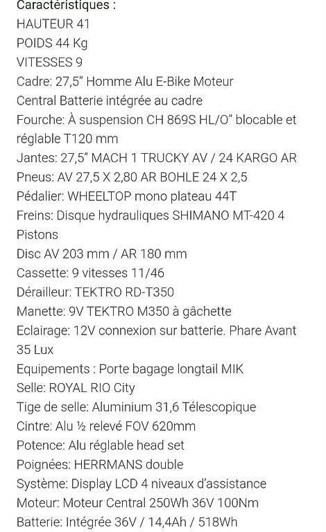 Biciclette: Cargo électrique neuf 3990.- Action 2690.- – Usato da meyrin venduto da ebehar 3