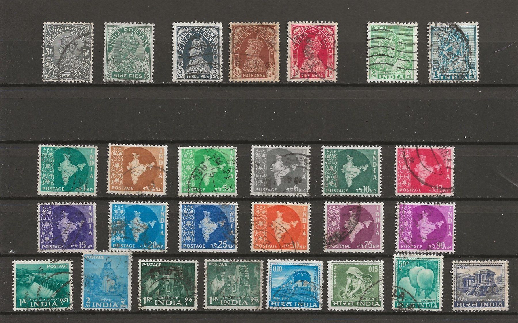 Alle Briefmarken: Briefmarken  Indien – Gebraucht aus Susten von lmf_98wh 2