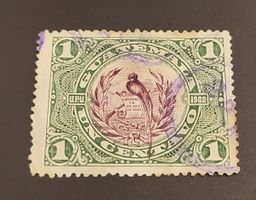 Guatemala 1902 Vogel alte briefmarke