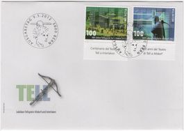Tellspiele Serie mit TAB (it) auf off. illustriertem FDC