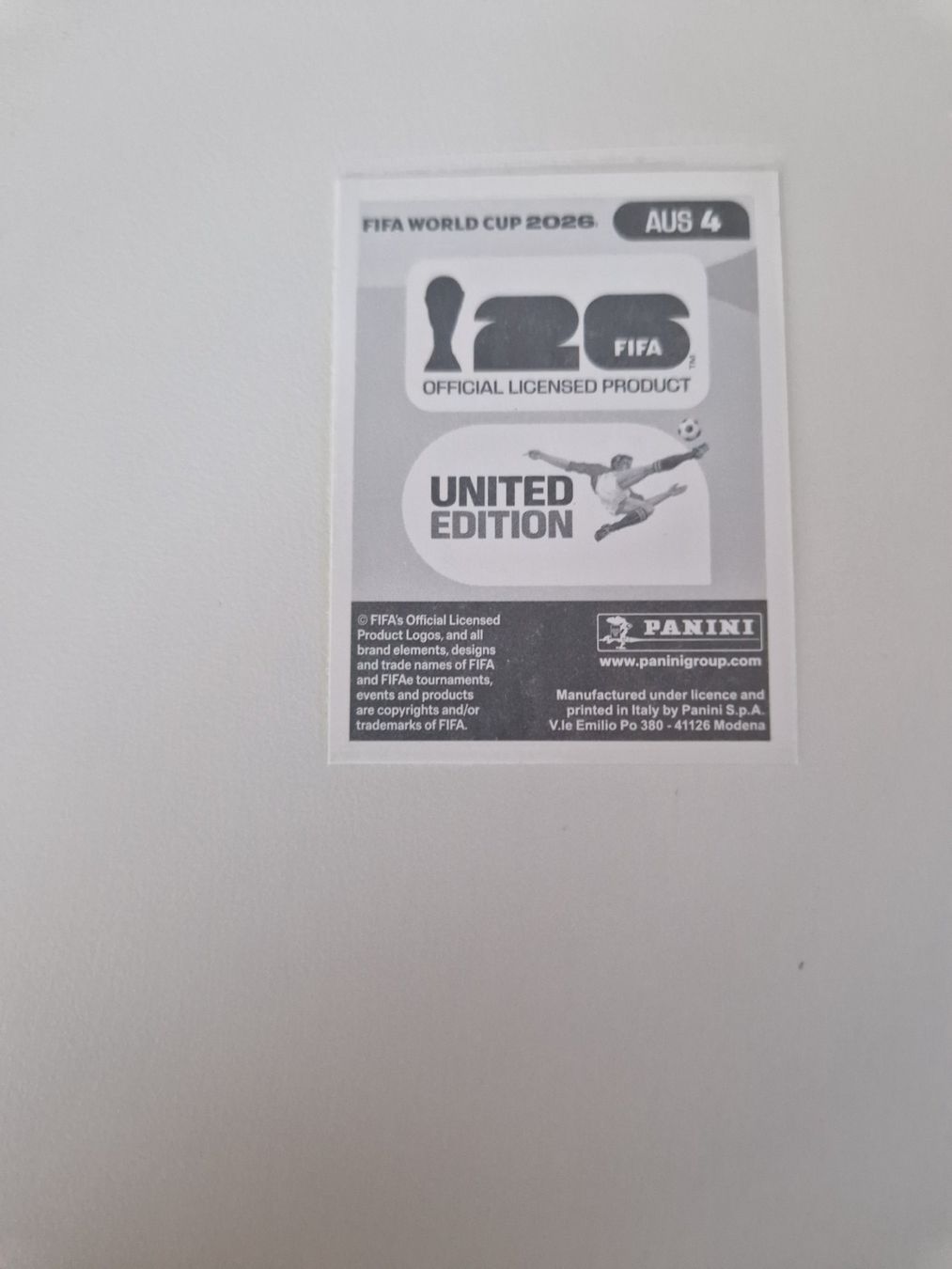 Panini Sammelbilder & Trading cards: Panini Sticker AUS4 – Neu (gemäss Beschreibung) aus Stüsslingen von white_angel86 1