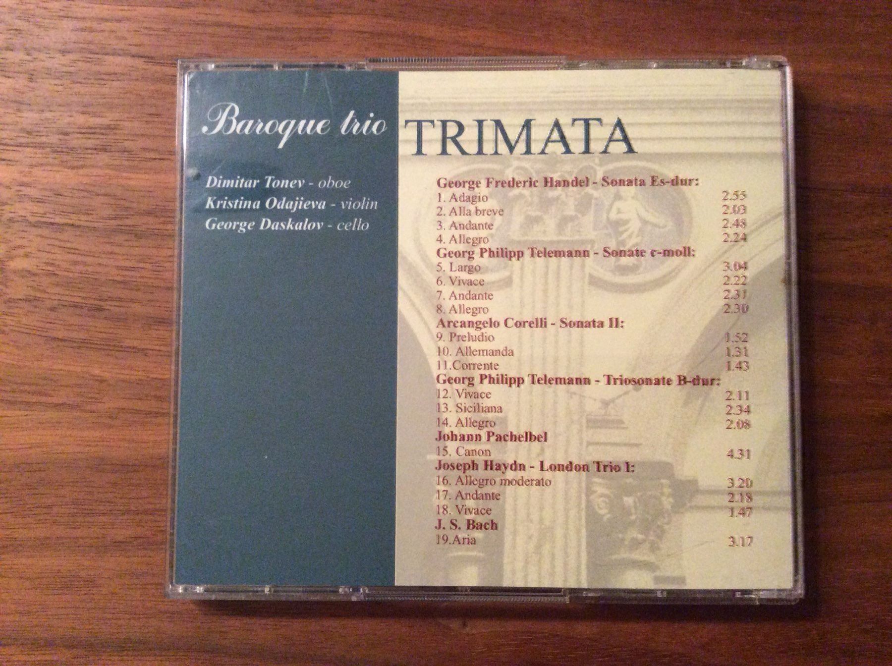 CDs: CD Baroque Trio / Trimata – Gebraucht aus Horgen von flyingpenguin2000 1