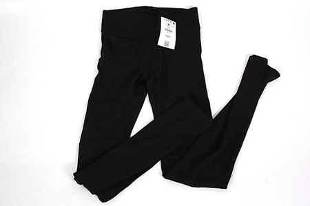 BERSHKA Stoffhose schwarz S