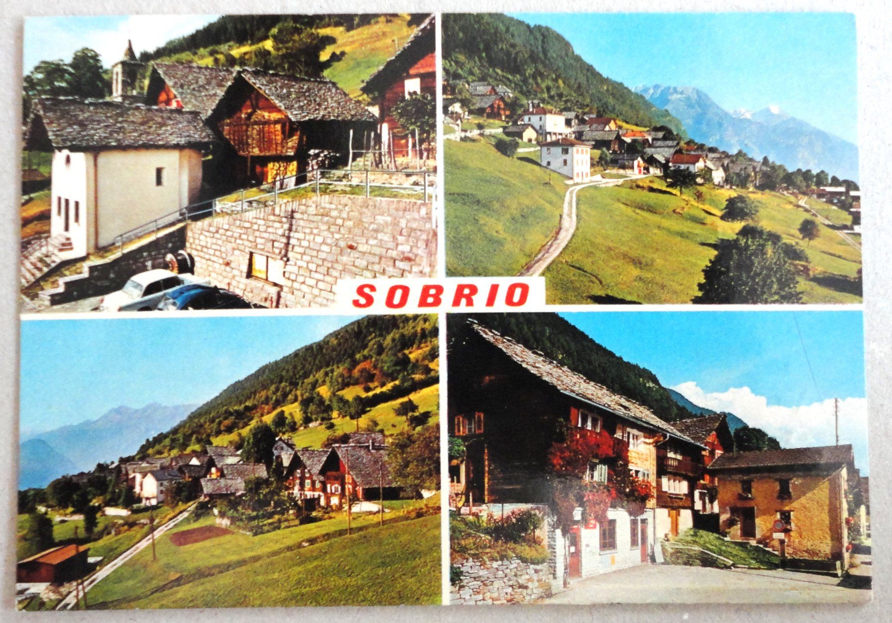 Cartes postales: Sobrio 1091 m s.m. – D'occasion à Fétigny par Billy2miny