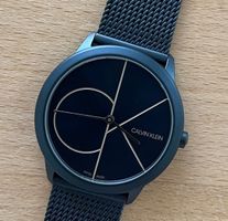 Ungebrauchte  NEU Original Calvin Klein Uhr dunkelblau