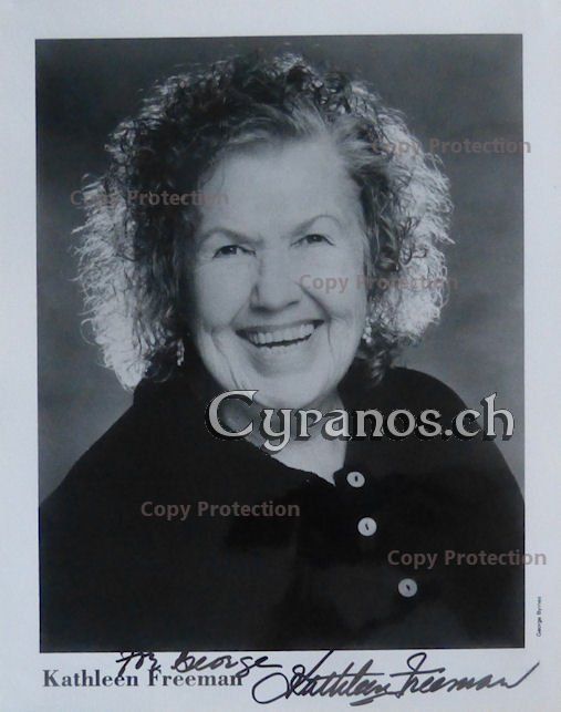 Kathleen Freeman (1923-2001)Schauspielerin - sign. Grossfoto (Gebraucht ...