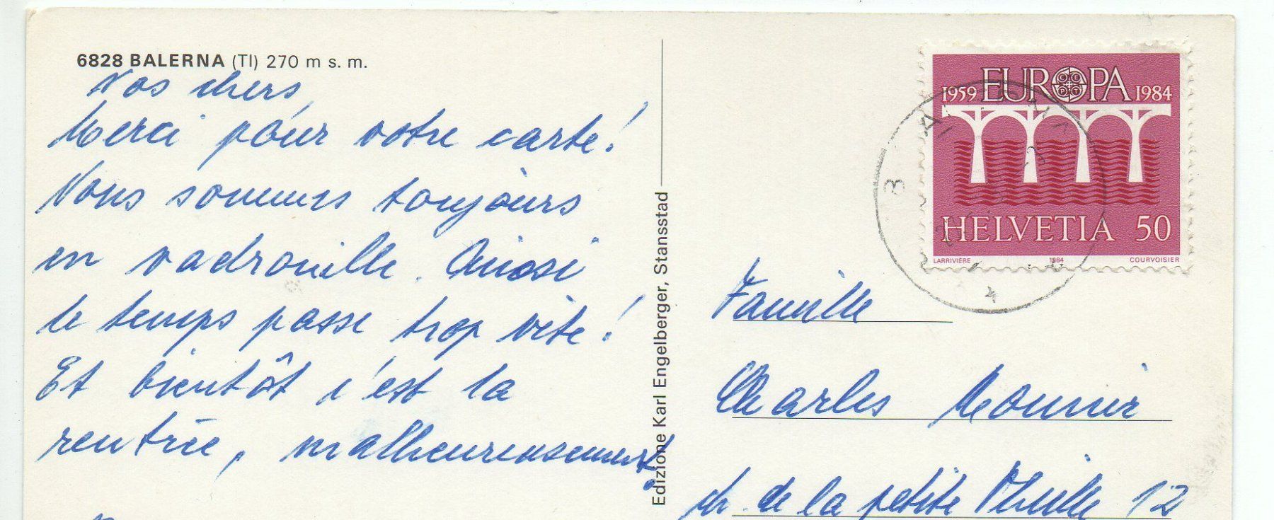 Cartoline postali: 3-Bild-AK BALERNA – Usato da Jona venduto da philajona 1
