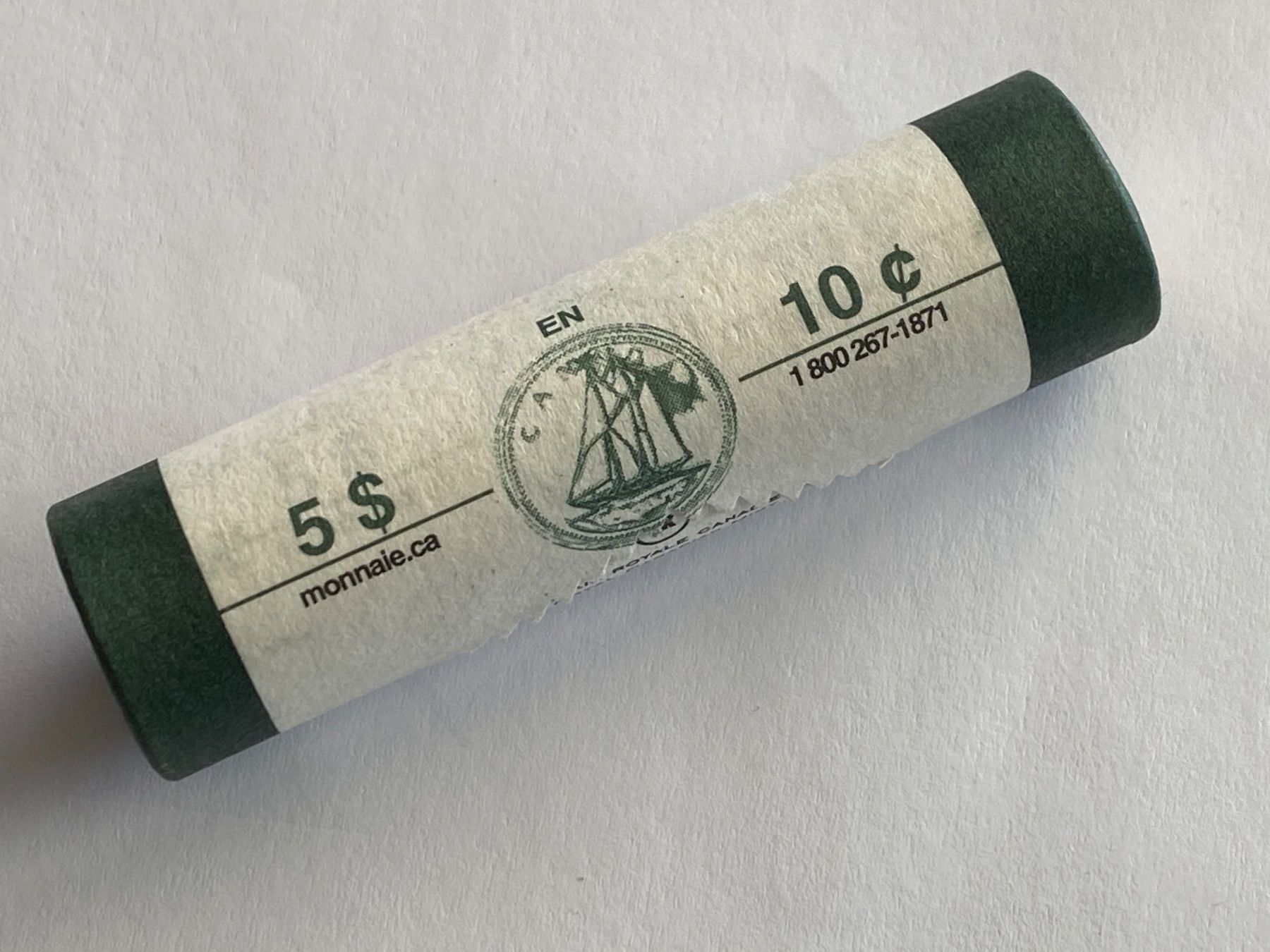 Tutti le monete: Kanada Original Roll 10 Cents 2006 Stgl. – Nuovo e nell'imballaggio originale da Gossau SG venduto da SammlerLarium
