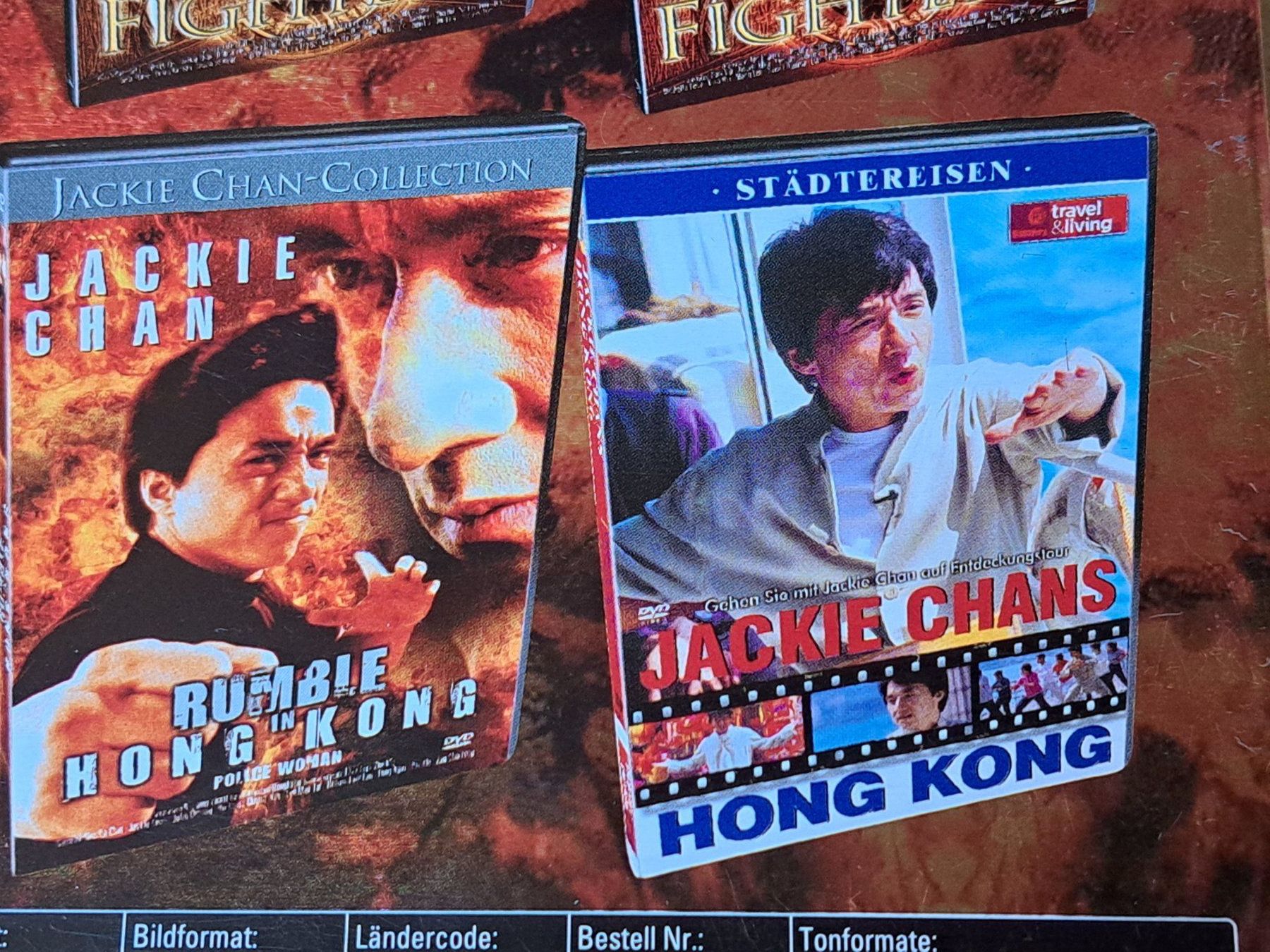 Tutti i DVDs: DVD Jackie Chan, Metall-Box mit 4 Filmen – Usato da Unterseen venduto da Kanica 4