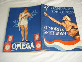 Buch Olympische Spiele 1928 St.Moritz V. Weber