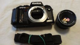 KONICA FT-1 MOTOR SPI REF MF FILM ANTIK KAME.52MM LENS-LÄÜFT