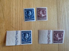 Liechtenstein Znr 248 und 249 postfrisch A und B