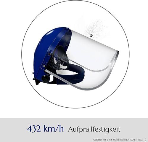 Protezione per viso e udito: Gesichtsschutzschild B1BL+FC48 Transparentes Visier – Nuovo e nell'imballaggio originale da Hundwil venduto da Pakethase 5