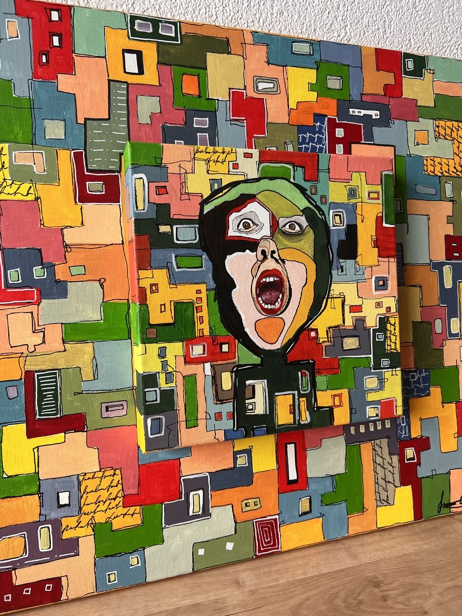 Gemälde: “Appearance” 60x60 cm Bild – Neu und originalverpackt aus Kreuzlingen von eszanza 2
