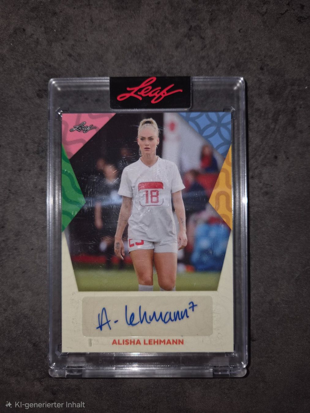 Carte collezionabili: Alisha Lehmann Original Autogramm – Nuovo e nell'imballaggio originale da Seon venduto da Passion4SoccerCards