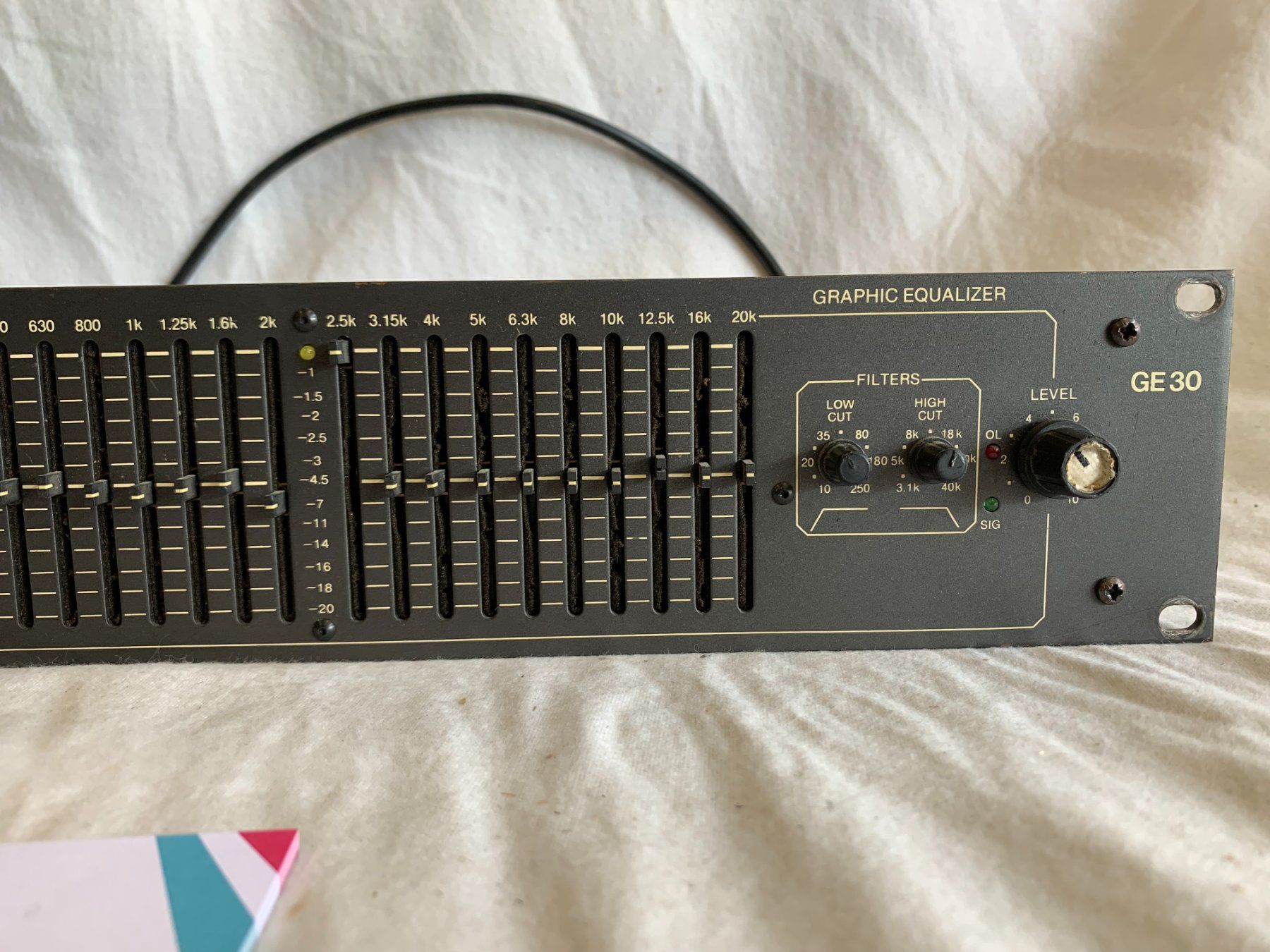 Rane Equalizzatori: Rane GE 30 einkanaliger Equalizer (S599) – Usato da Däniken SO venduto da Profog1 2