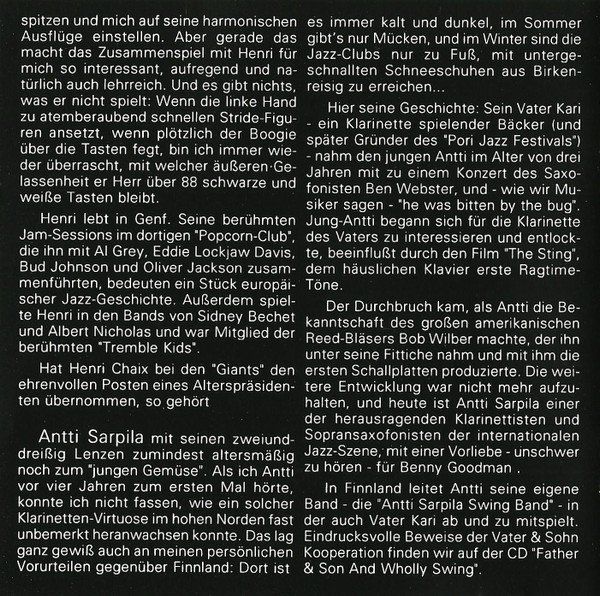 CD: Peter "Banjo" Meyer EUROPEAN JAZZ GIANTS Charly Antolini CD – Usato da Kandergrund venduto da Sososo 5