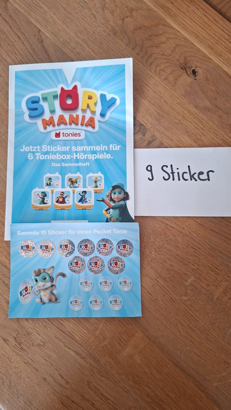 Migros Raccolte di bollini & punti: MIGROS STORY MANIA, TONIES,  9 Sticker! – Nuovo (secondo la descrizione) da Einsiedeln venduto da AIGHT09