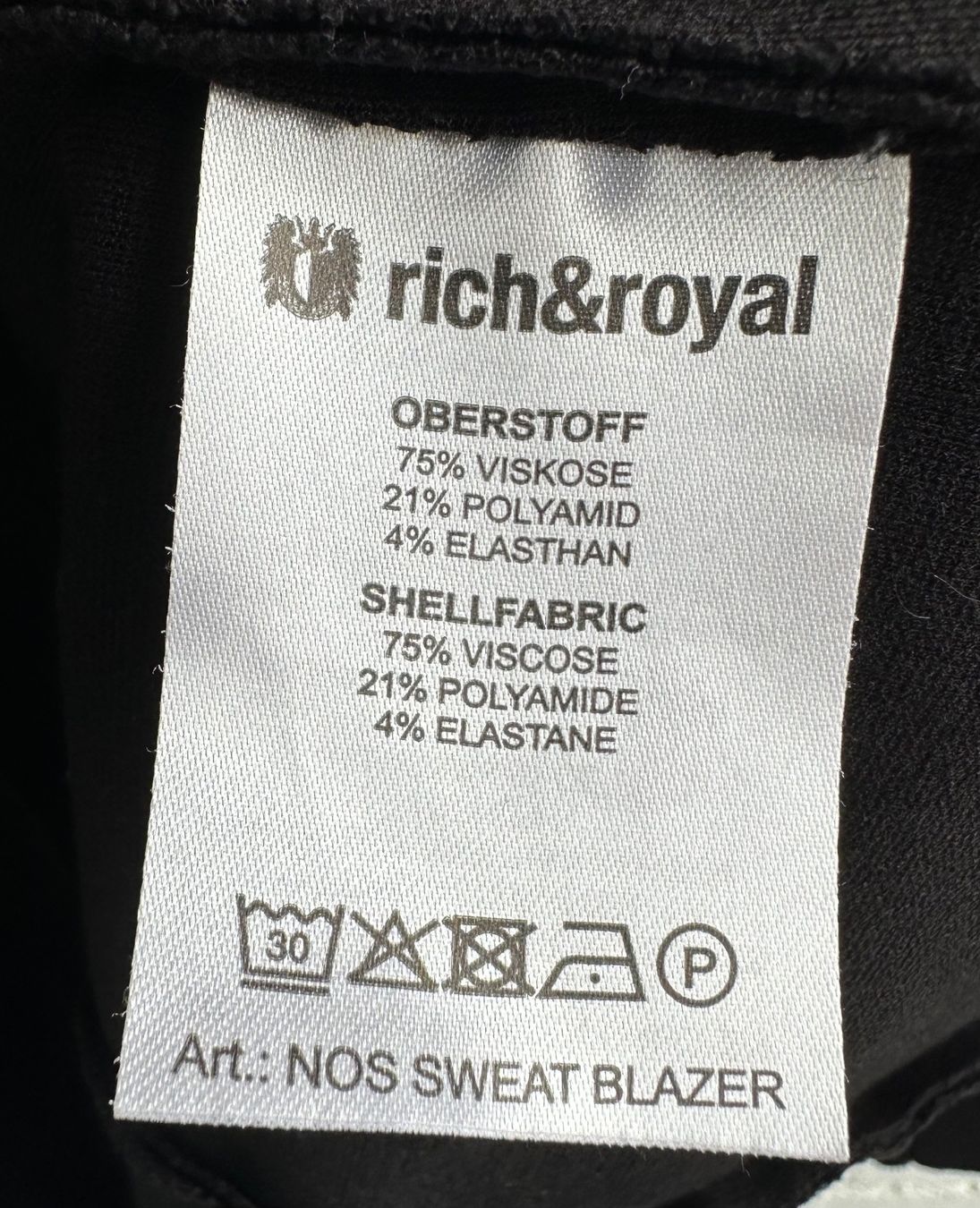 Rich & Royal Cappotti: Schwarzer Kurzmantel von Rich & Royal / Gr. S – Usato da Bern venduto da Fraeuleinhonig 6