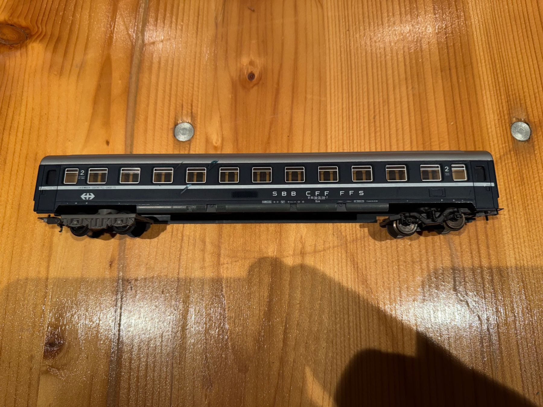 Lima Modellini di ferrovie: SBB Liegewagen Bcm Lima HO – Usato da Arisdorf venduto da imbeck 4
